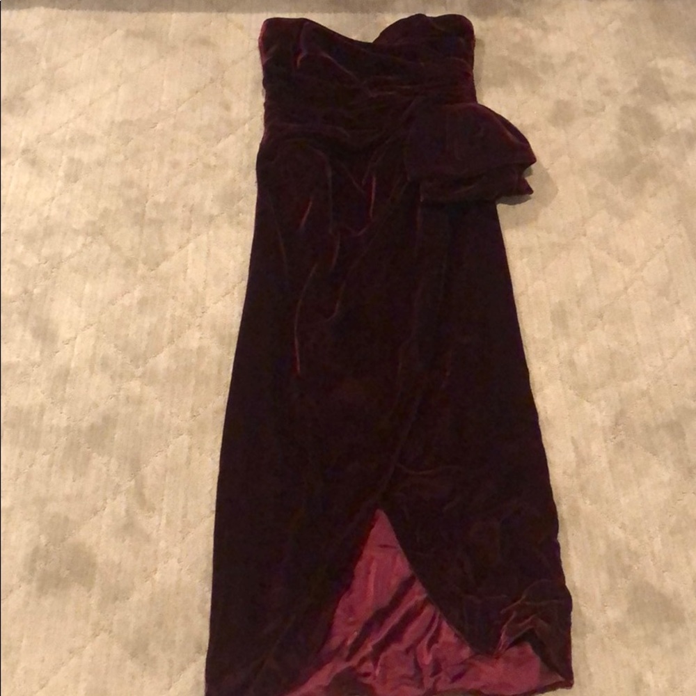 Victor Costa Velvet Dress